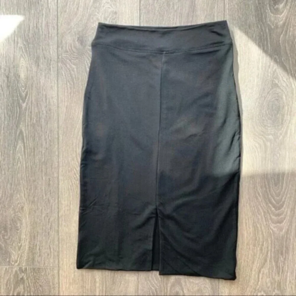 LNA Skirt Slit Mini High Rise Waist Black Small Whimsigoth Business casual - Picture 6 of 16